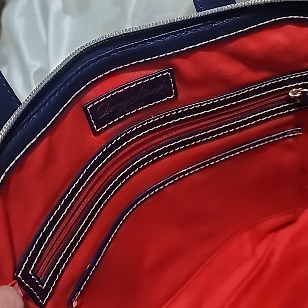 Dooney & Bourke Striped Satchel - Picture 10 of 13